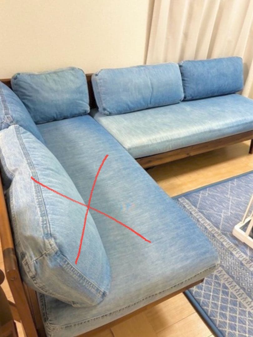 GEN　unico SWELLA スウェラ ダイニングチェア デニム②