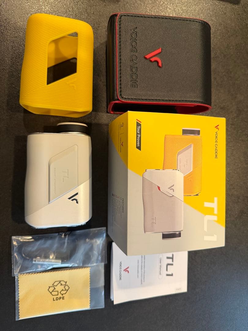 た*パ様 VOICE CADDIE TL1 ゴルフ用距離計 ホワイト