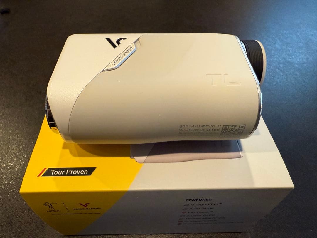 た*パ様 VOICE CADDIE TL1 ゴルフ用距離計 ホワイト