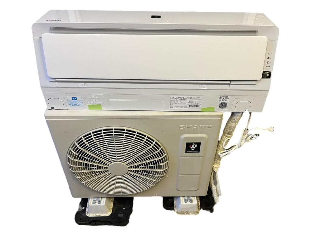 シャープ エアコン AY-P22H-W 6畳用 23年製 動作確認済 美品