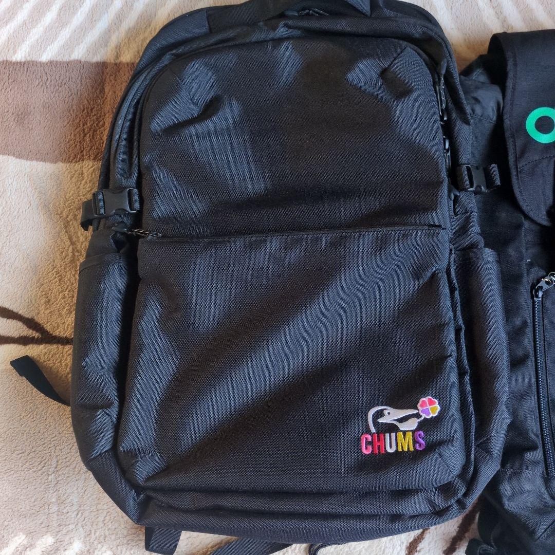 ももクロ　ポシュレ　CHUMS adidas リュック 黒 収納袋付き　2set