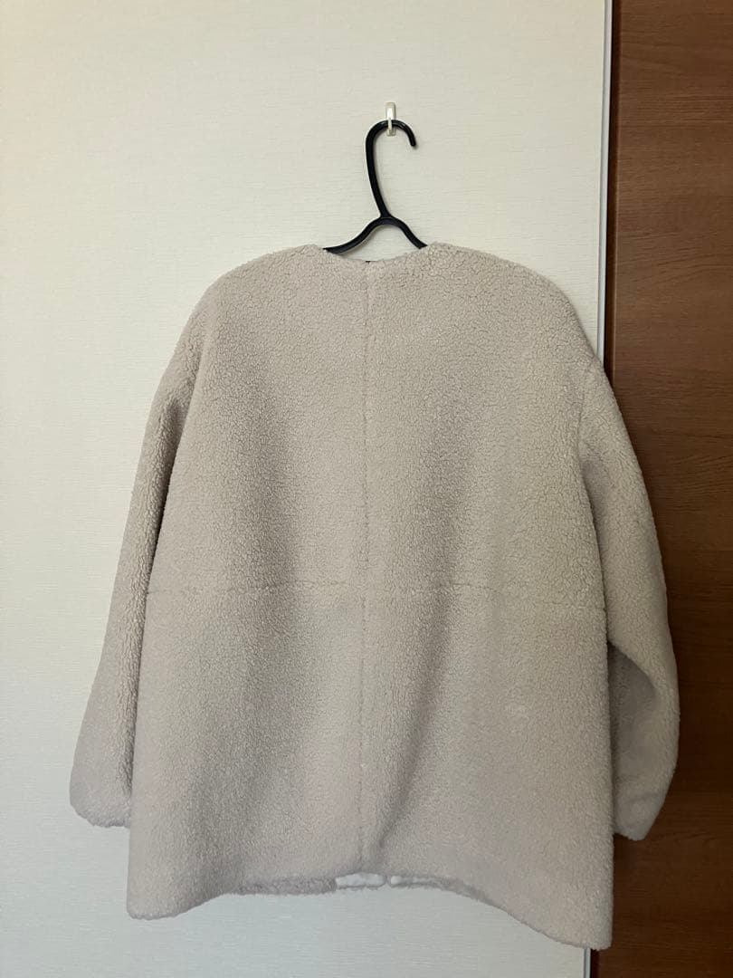 グリーンレーベルリラクシング ボアノーカラーブルゾン