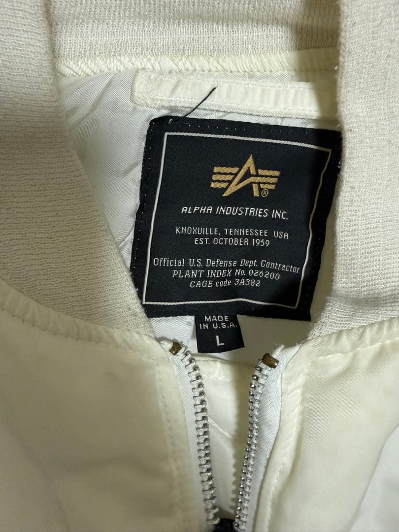 【USA製】 ALPHA MA-1 雰囲気系vintage 短丈 アルファ