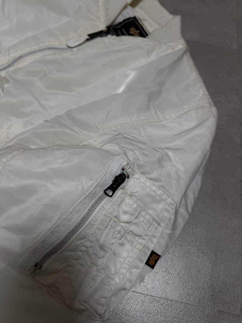 【USA製】 ALPHA MA-1 雰囲気系vintage 短丈 アルファ