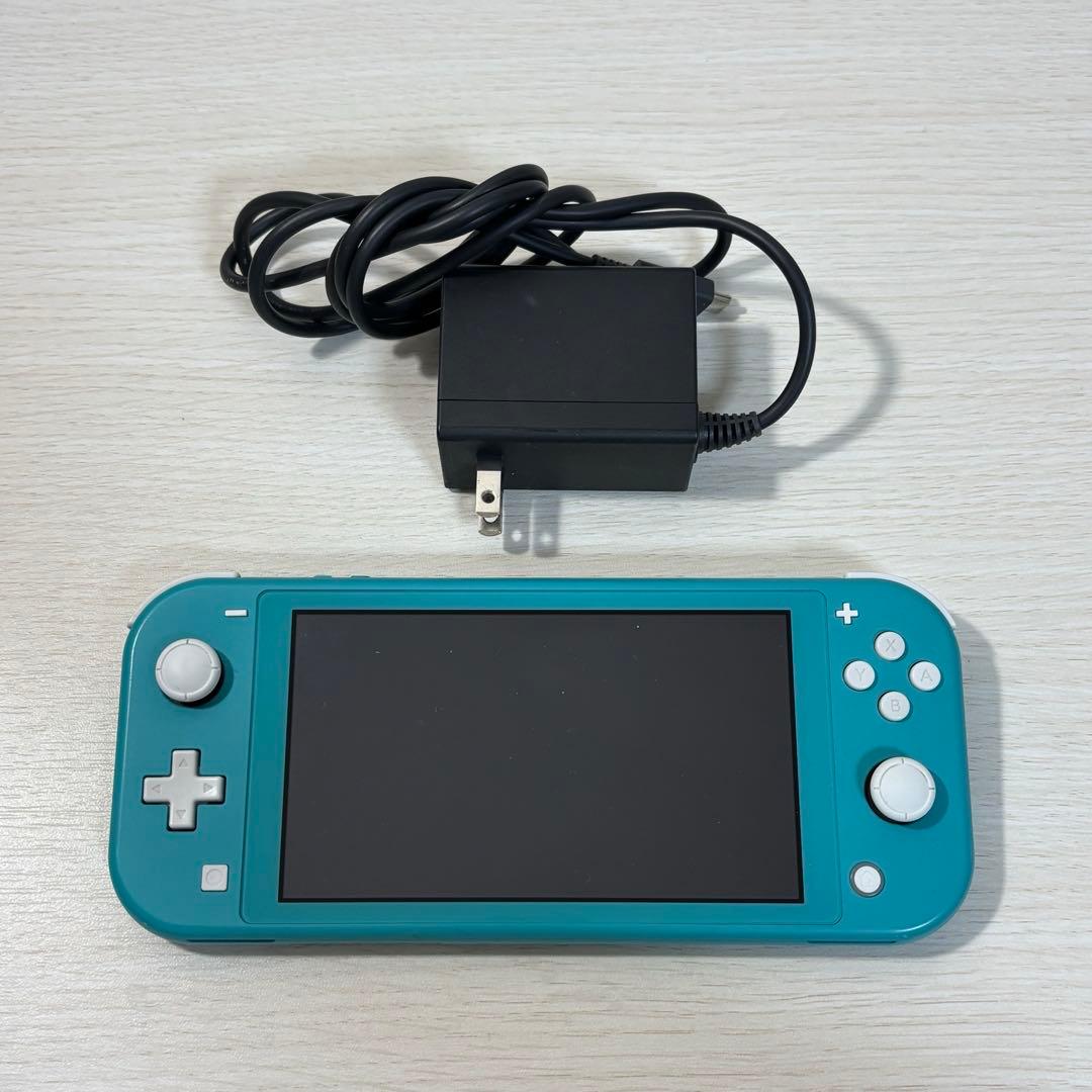 Switchライト ターコイズブルー 本体 充電器付き