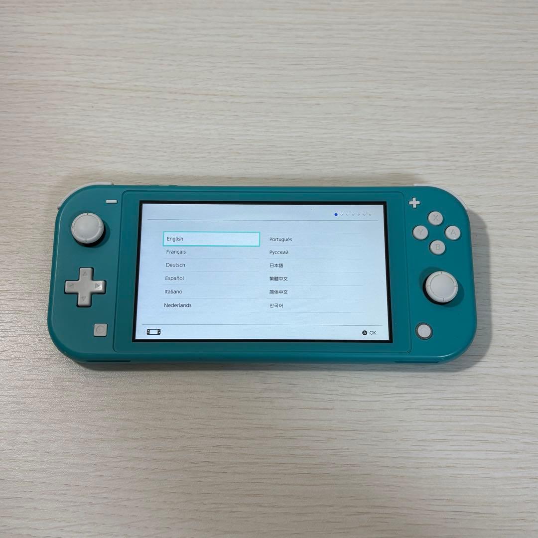 Switchライト ターコイズブルー 本体 充電器付き