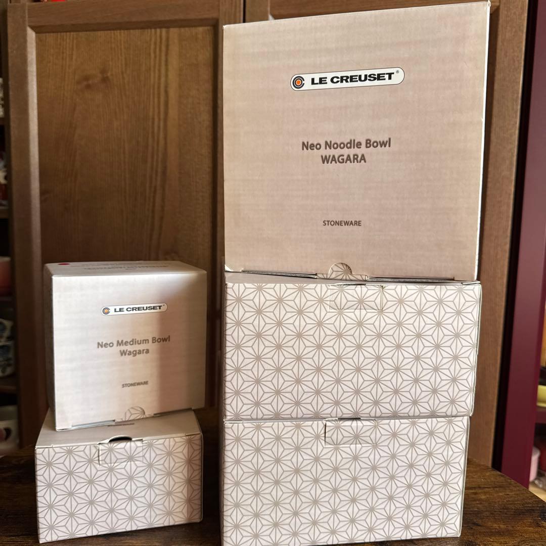 LE CREUSET ル・クルーゼ　ネオ・ヌードル・ボールワガラ5点セット
