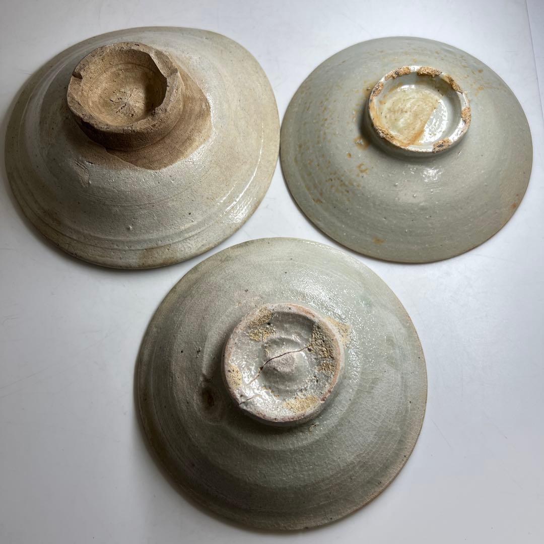 李朝・高麗青磁　16~18世紀　鉢色々10点　東Y7-1226☆2Fトヒサ