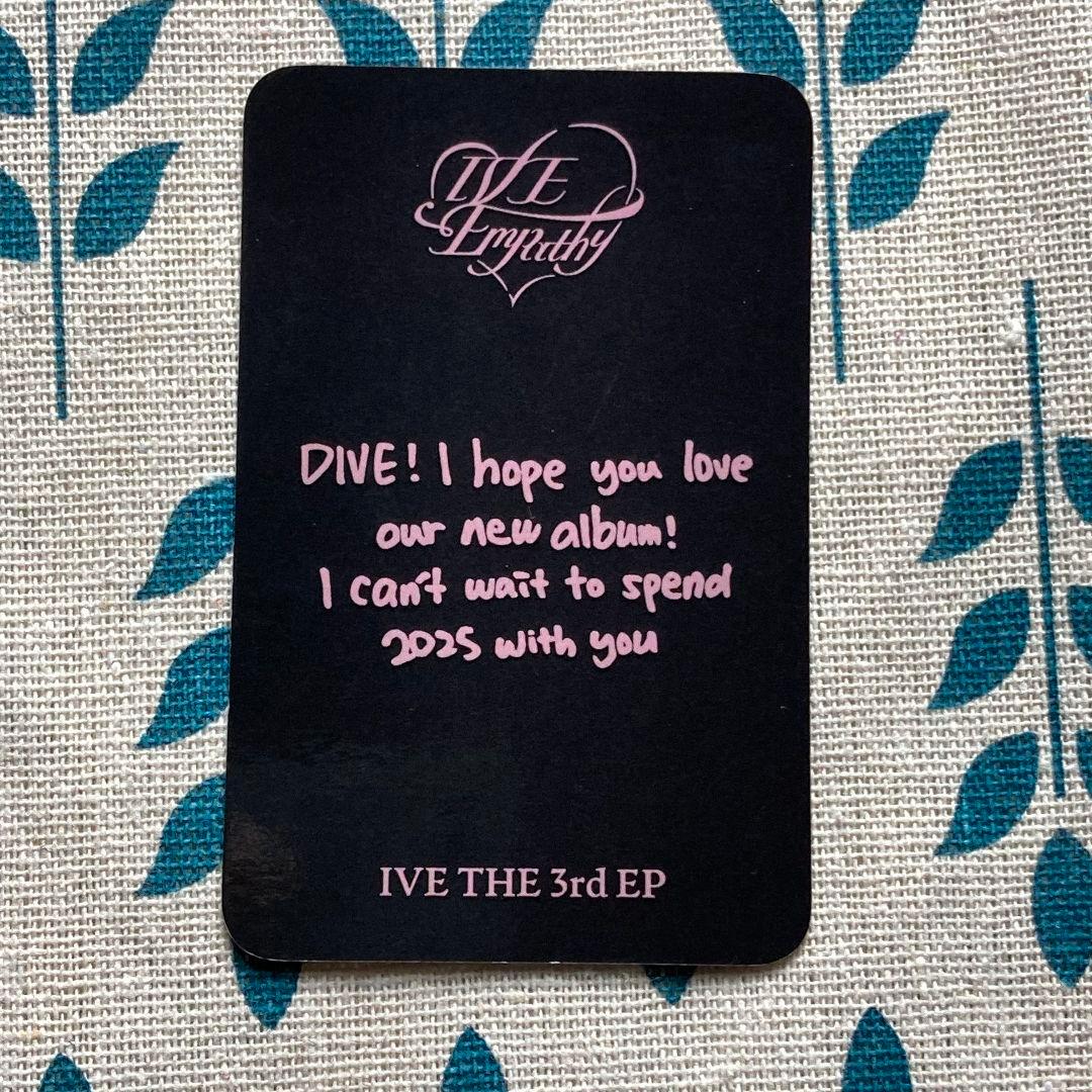 IVE ウォニョン アメリカ exclusive empathy トレカ