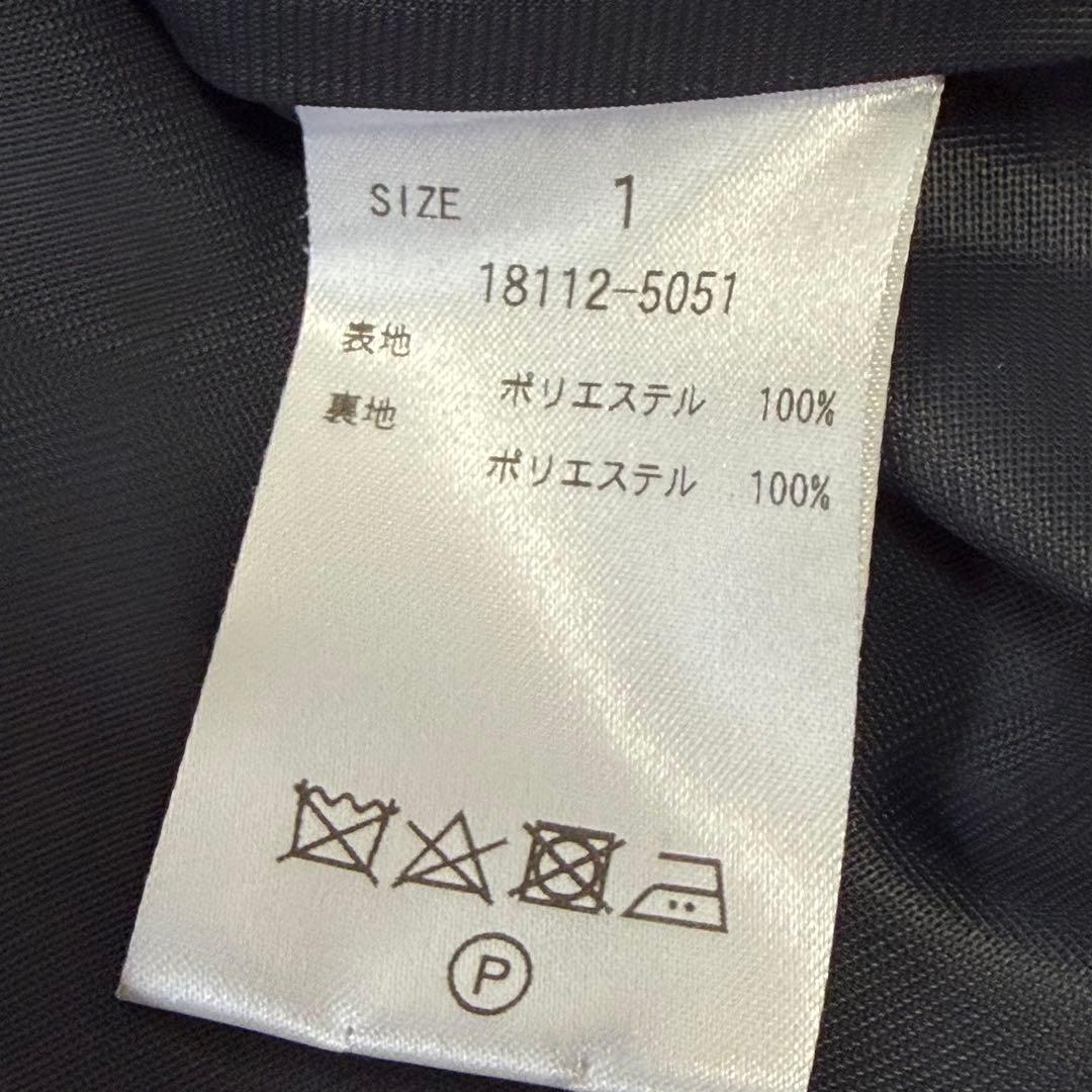 CLANE クラネ ワンピース フラワーステッチワンピース ブラック M 花柄