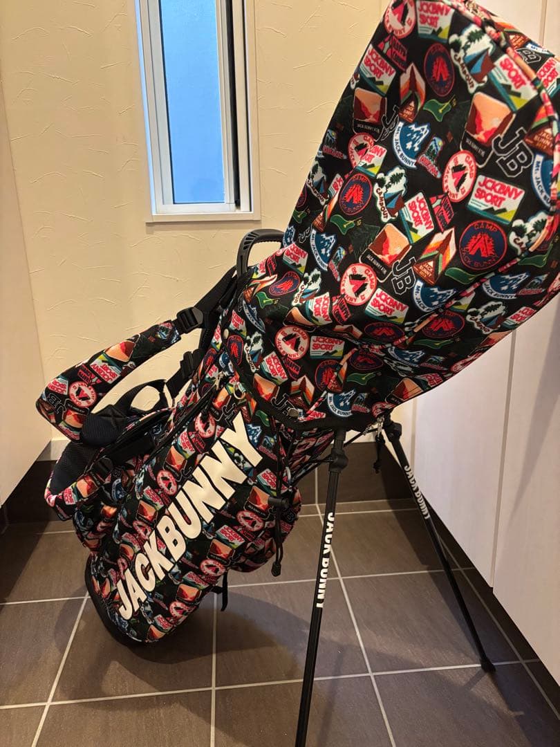 JACK BUNNY ワッペン柄キャディバッグ