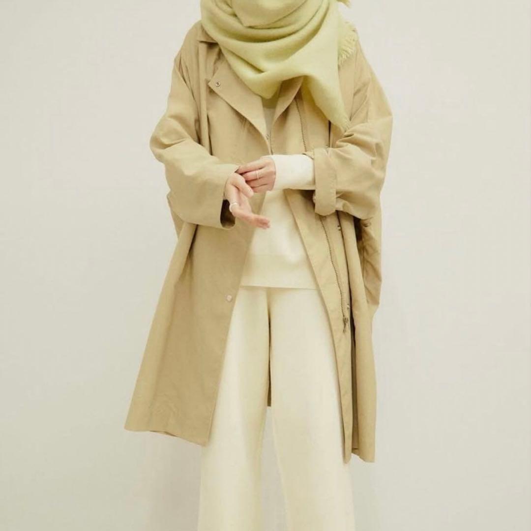 美品 フレームワーク 2024年 撥水ポンチョトレンチコート オーバーサイズ