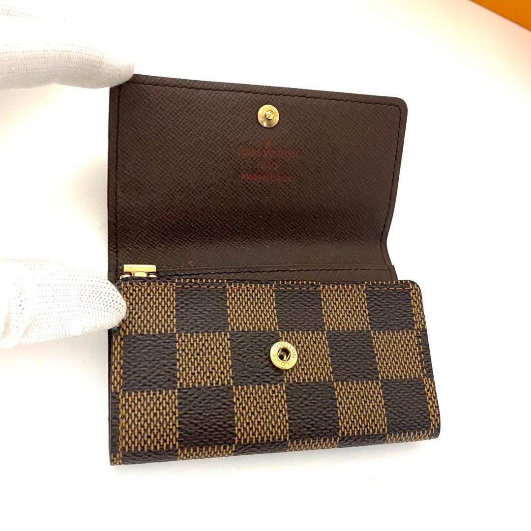 ルイ ヴィトン◎ミュルティクレ6 ダミエ エベヌ キーケース ブラウン 茶色