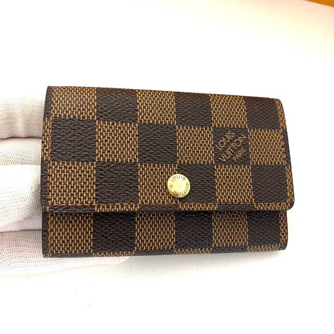 ルイ ヴィトン◎ミュルティクレ6 ダミエ エベヌ キーケース ブラウン 茶色