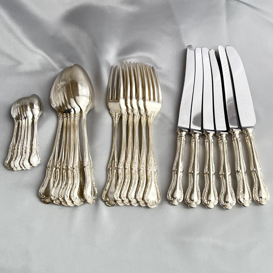 【Mappin&Webb】 マッピンアンドウェッブ デザートセット 6名用24本