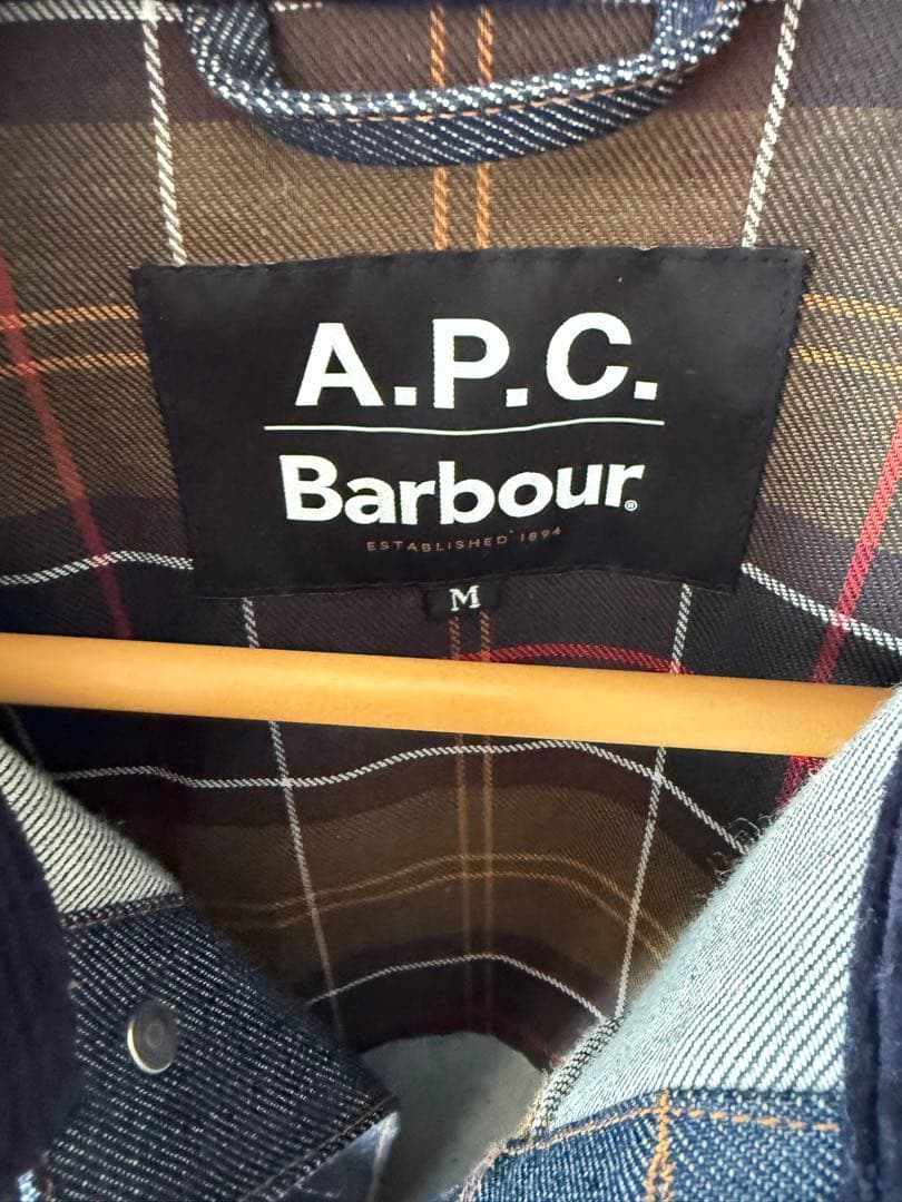 A.P.C. Barbour SPEY デニムジャケット　インディゴ