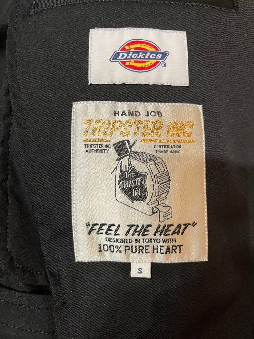 25SS dickies tripster black ブラック BEMAS S