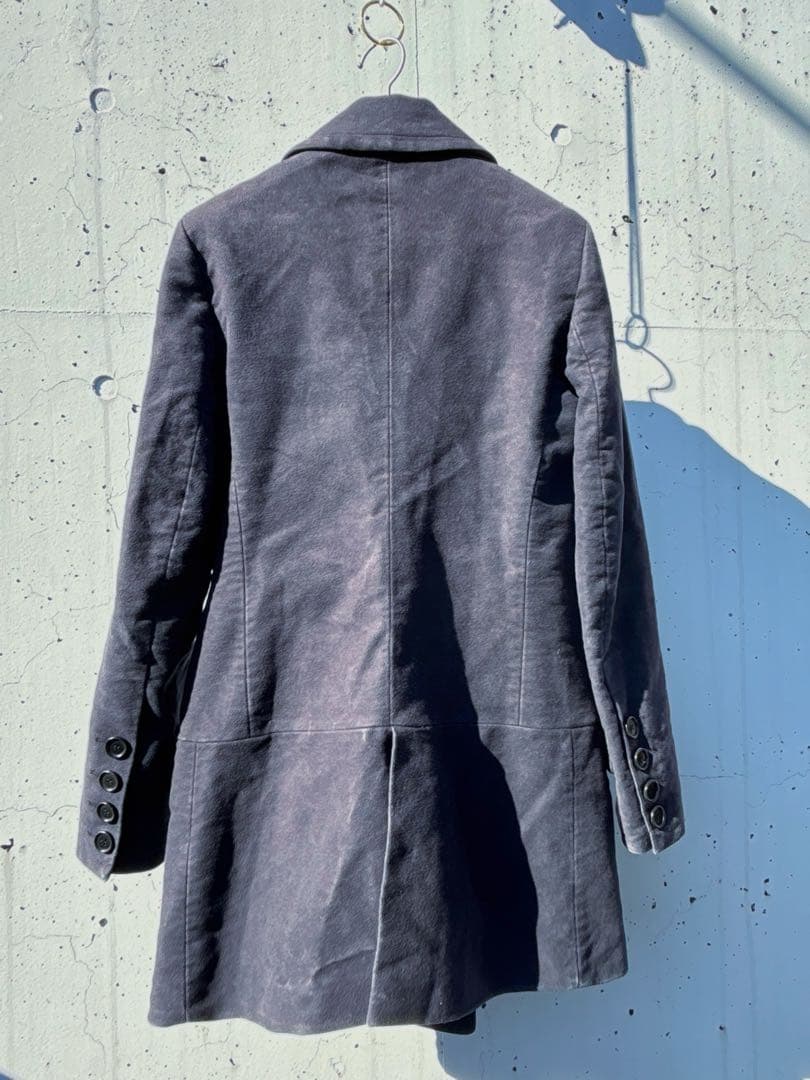 【超希少】Helmut Lang 2004AW Mole Skin P-coat