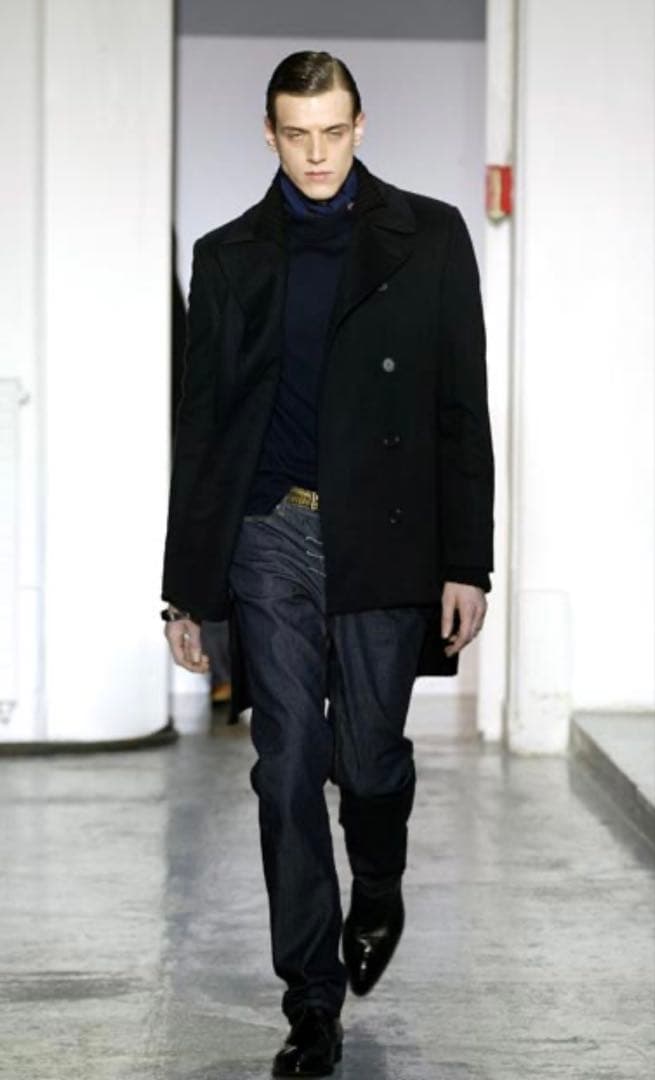 【超希少】Helmut Lang 2004AW Mole Skin P-coat