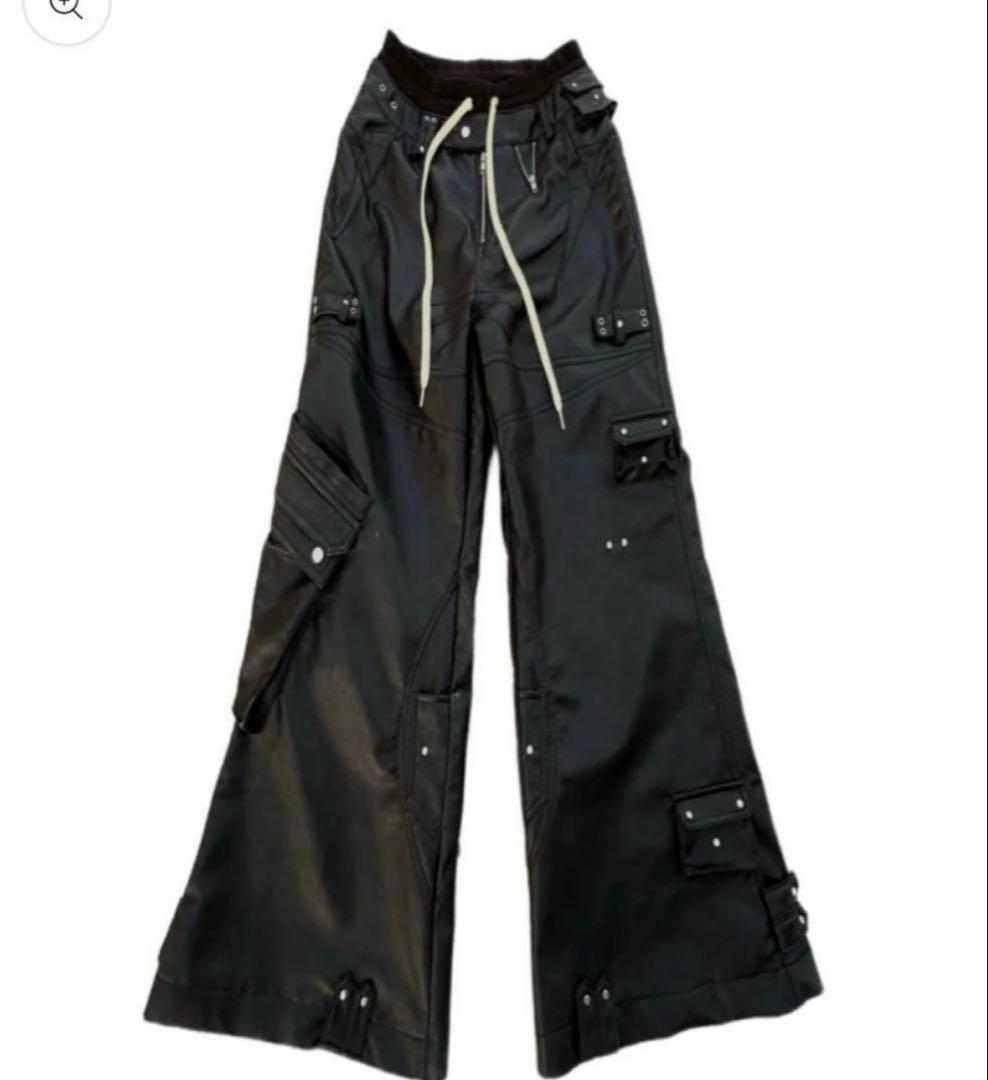 パンツ cozyworldwide LEATHER CARGO PANTS