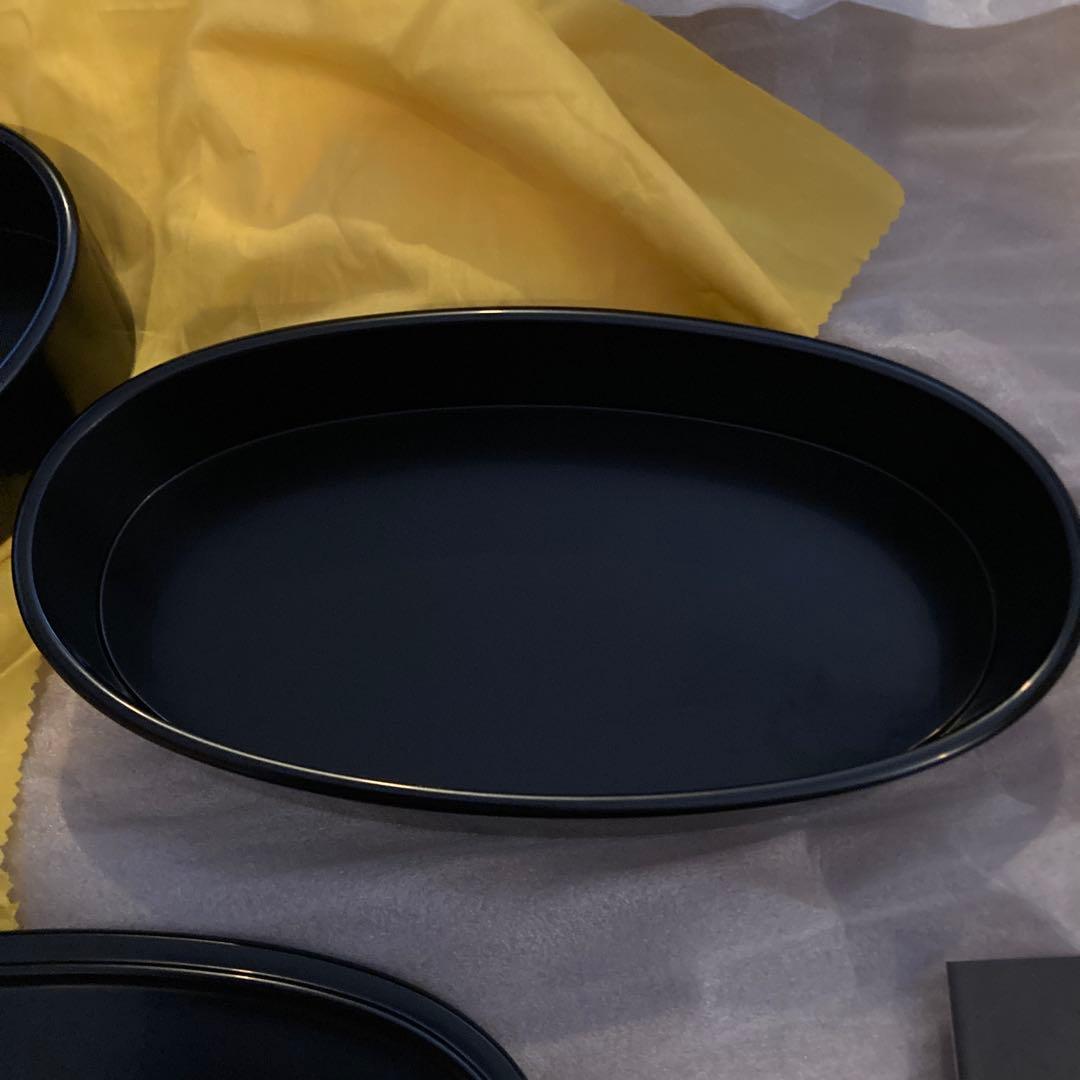 輪島塗　二段重　オーバル型　吉田漆器工房　ひな祭り　花見　テーブルコーディネート