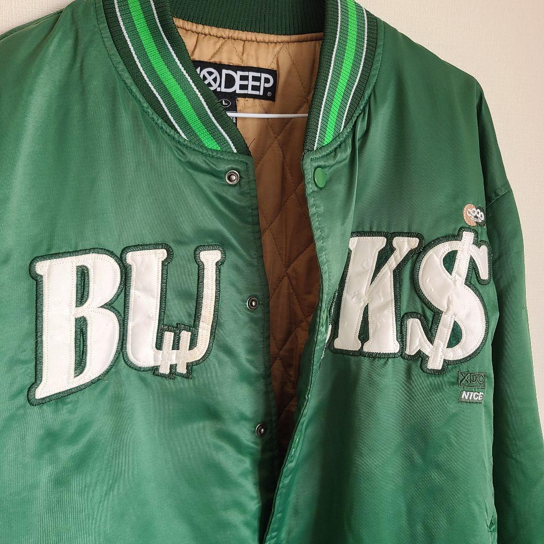 NBA ミルウォーキー・バックス　BUCKS　スタジャン　ストリート　ジャケット