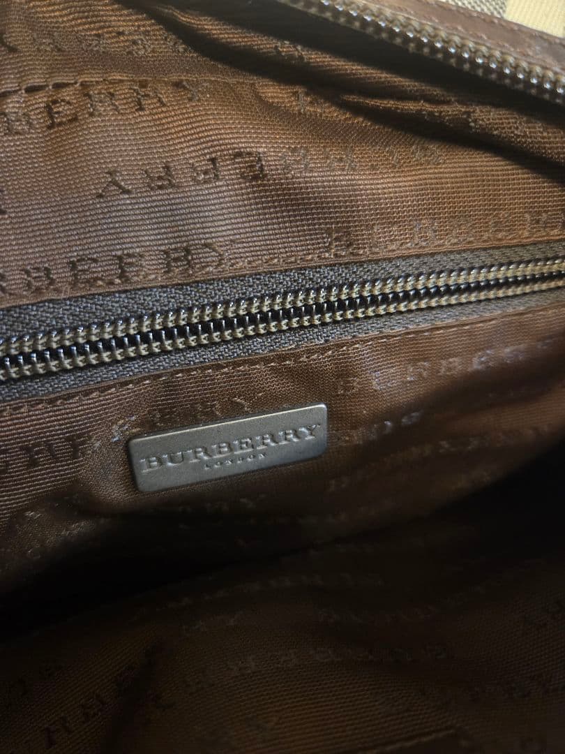 BURBERRY バーバリー ノバチェック ショルダーバッグ ※記名あり注意