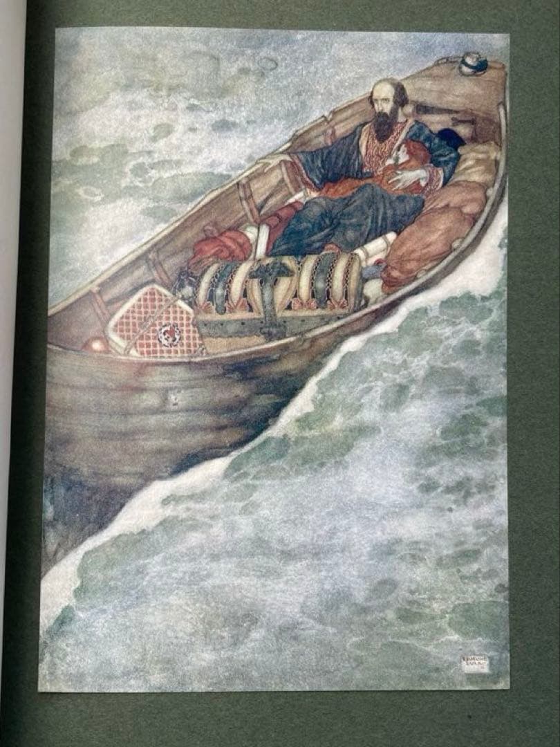 【初版本】 エドマンド・デュラック『テンペスト』 挿絵 1908年 洋書 美品！