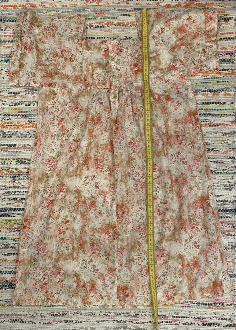 ボンポワン　リバティー　スモッキング　ワンピース