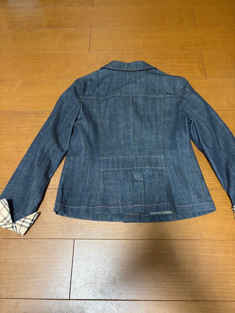 【極美品】バーバリー　デニム　スーツ　セットアップ　160