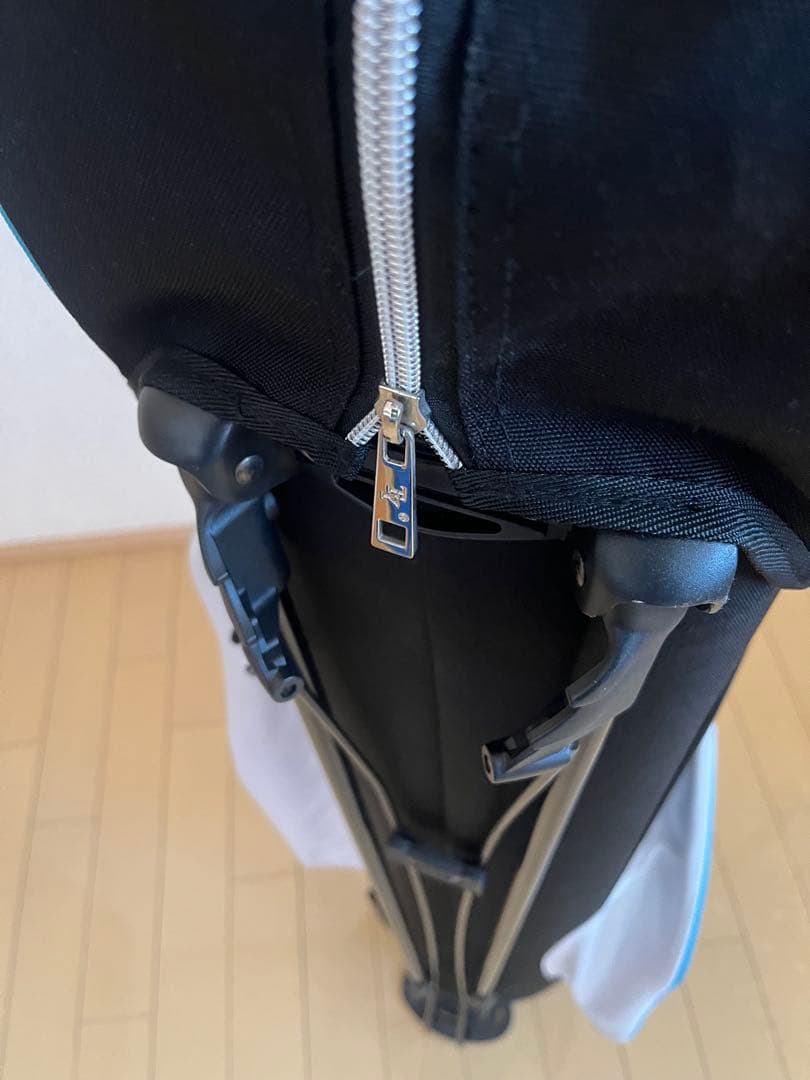 【ほぼ未使用】TYGJ golf キャディバッグ スタンド型 ブラック/ブルー