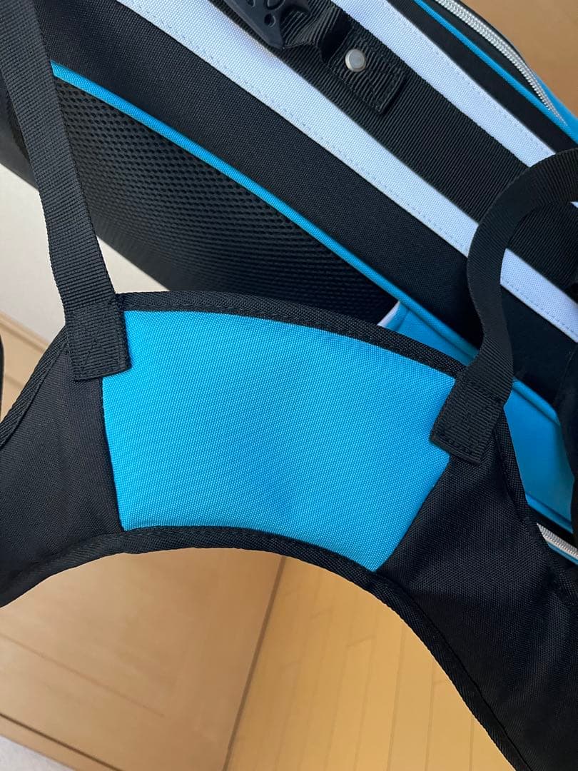 【ほぼ未使用】TYGJ golf キャディバッグ スタンド型 ブラック/ブルー