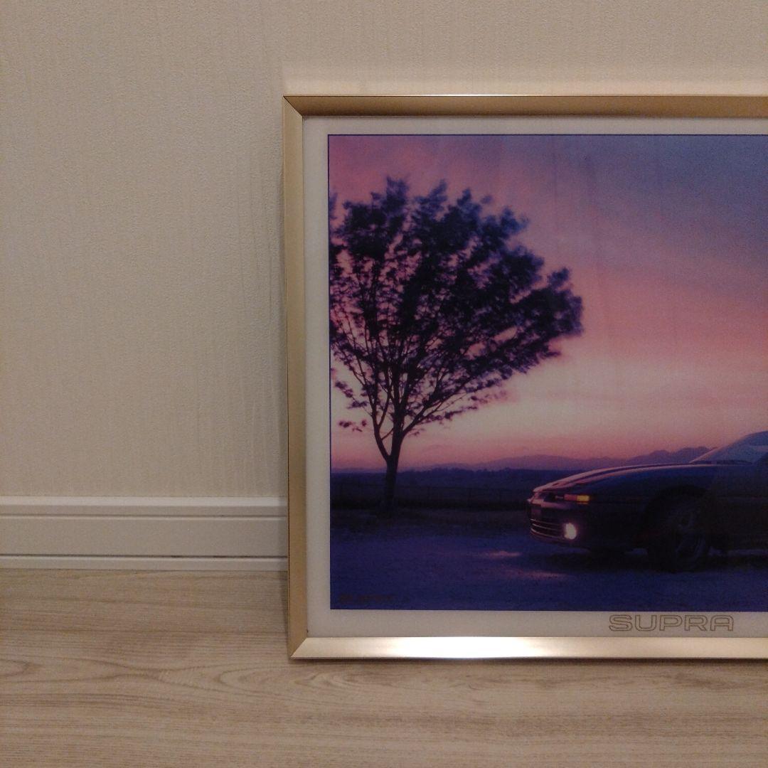 TOYOTA SUPRA 時計付パネル 希少品 レア物