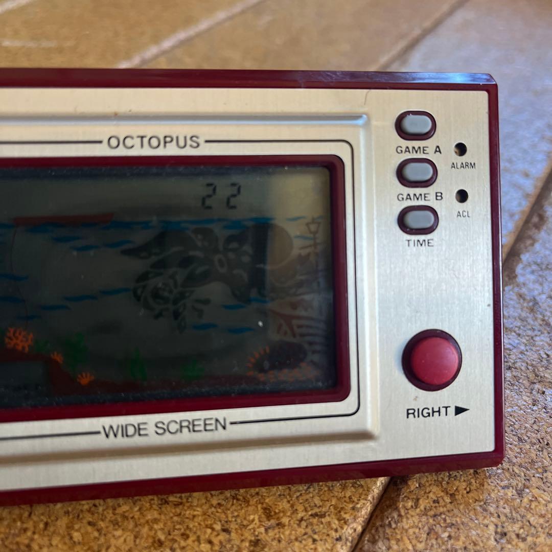 ニンテンドー　ゲームウォッチオクトパス