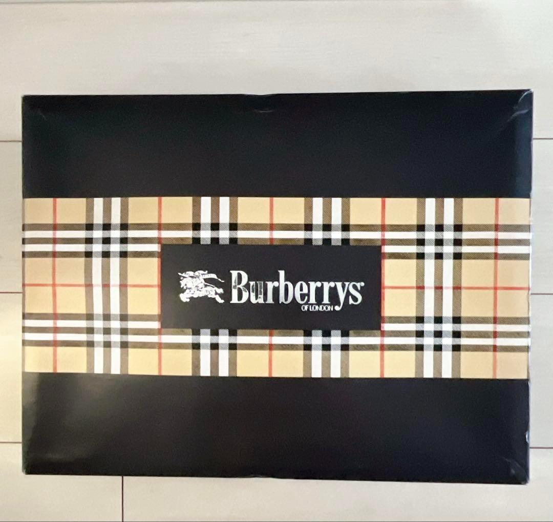 未使用☆BURBERRYS コットンタオルケット 西川　140×190