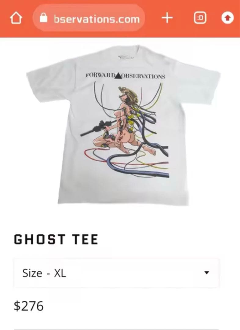 t*u様 Forward Observations Group ghost Tシ