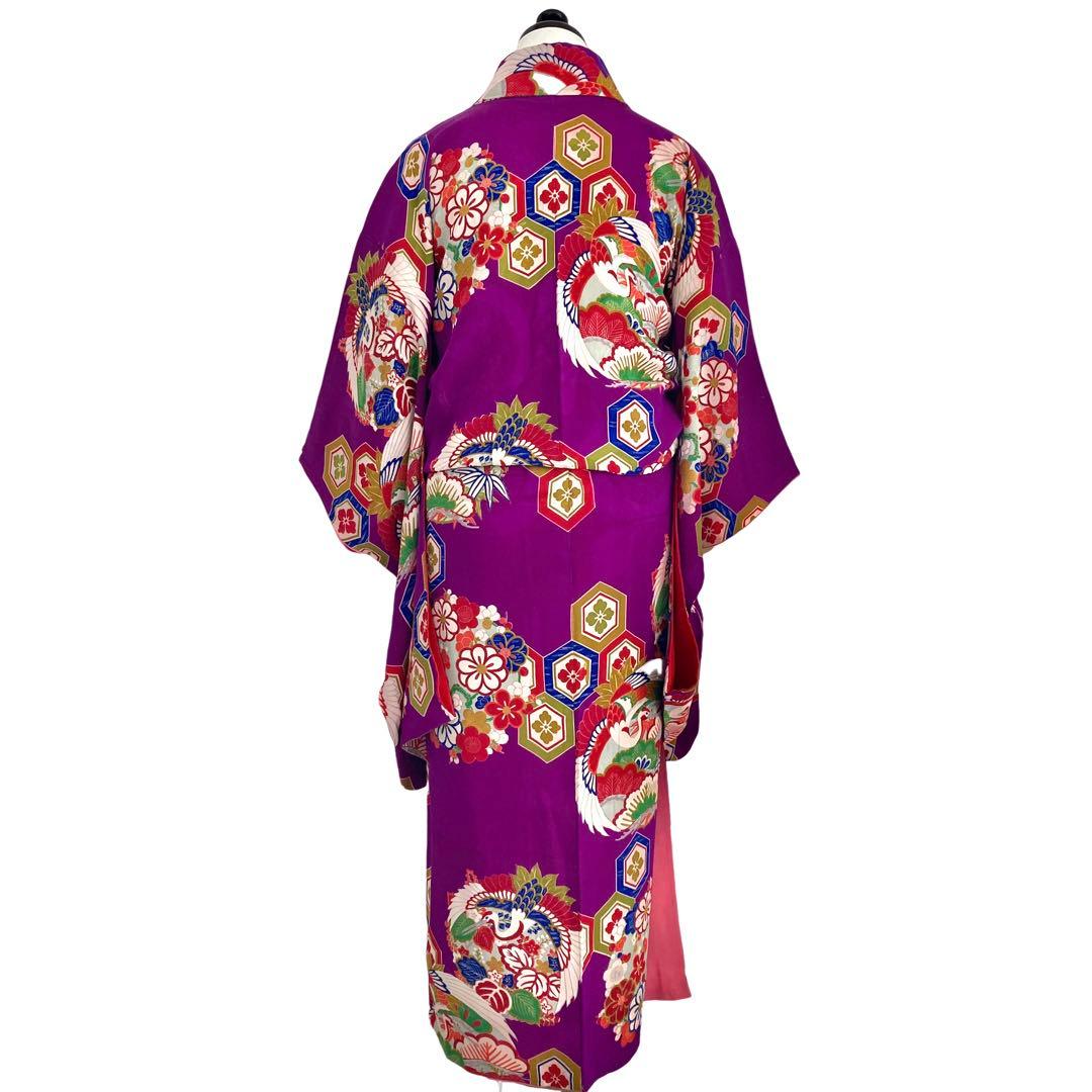 ★ saco Sです★アンティーク　女の子　袴　ジュニア　着物　NO26