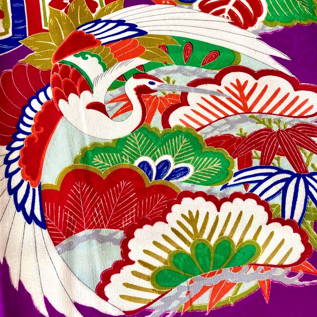 ★ saco Sです★アンティーク　女の子　袴　ジュニア　着物　NO26