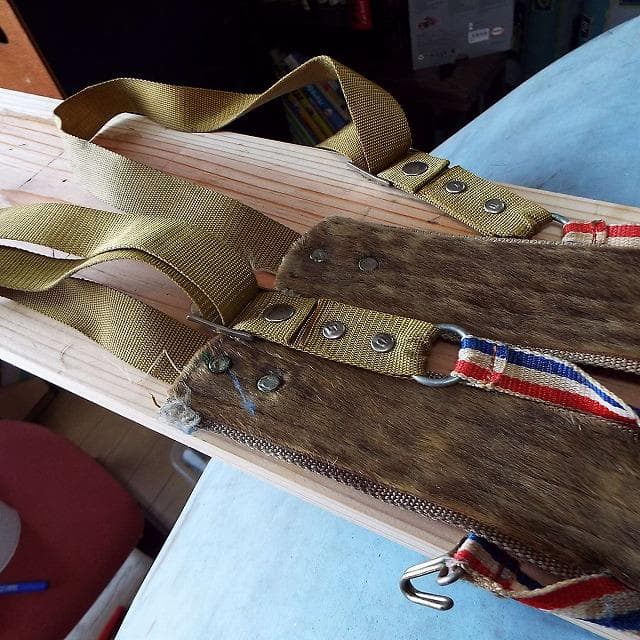 超希少_美品_アザラシ本革シール_山スキー用_補強有