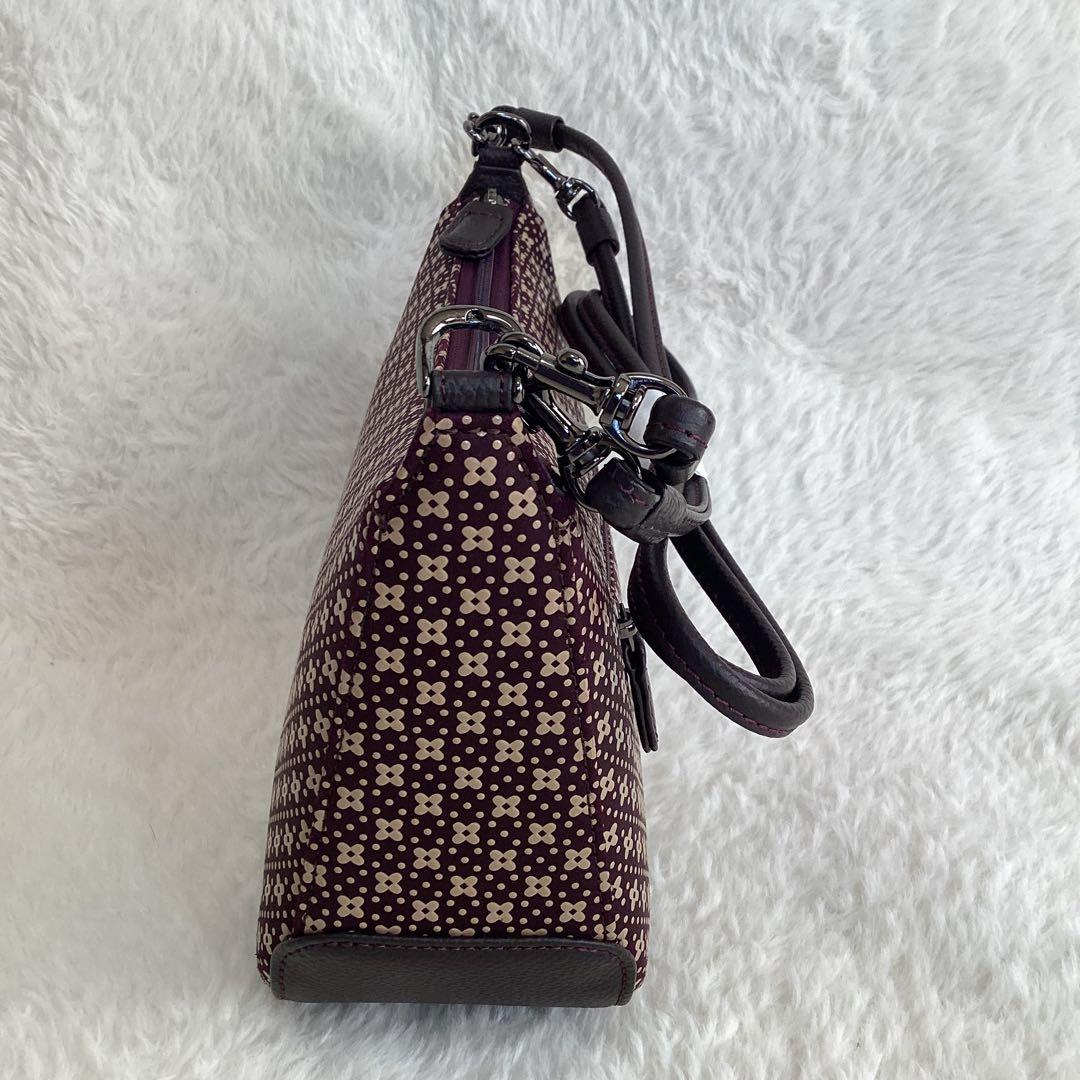 未使用 印傳屋 INDEN-YA 5ポシェット ショルダーバッグ ハンドバック