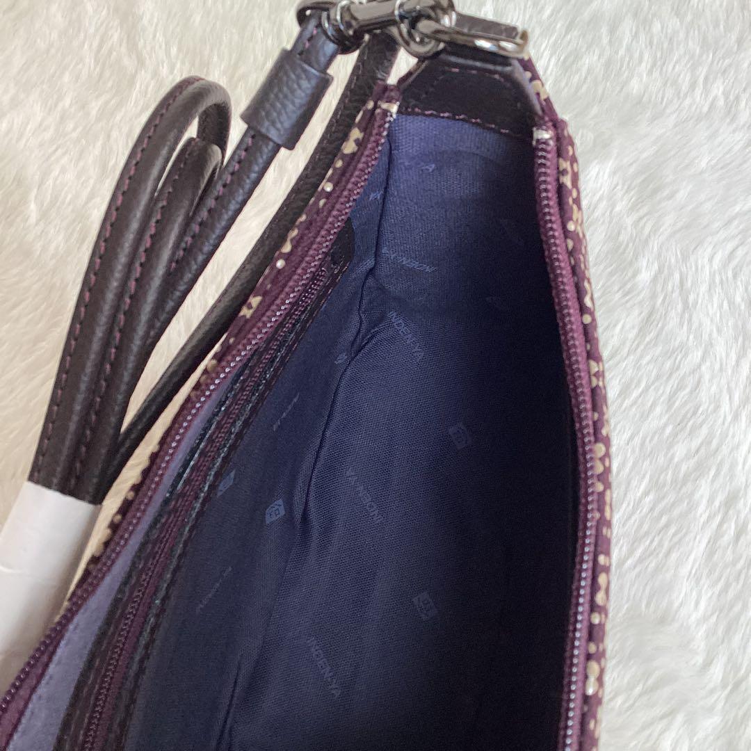未使用 印傳屋 INDEN-YA 5ポシェット ショルダーバッグ ハンドバック