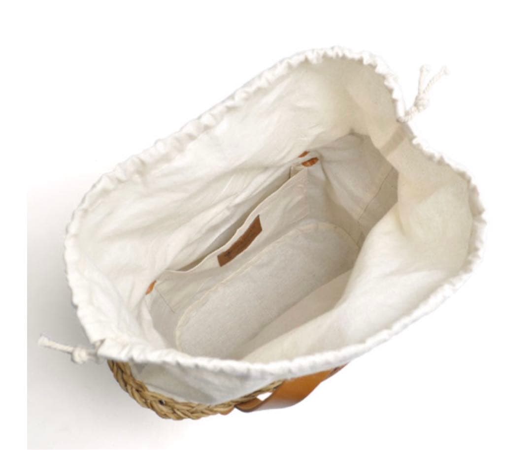 【CLEDRAN クレドランハンドステッチ ポケットバスケット