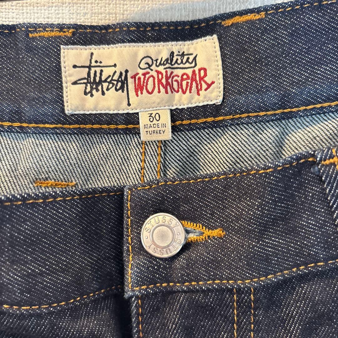 Stüssy WORKGEAR ハーフデニムパンツ