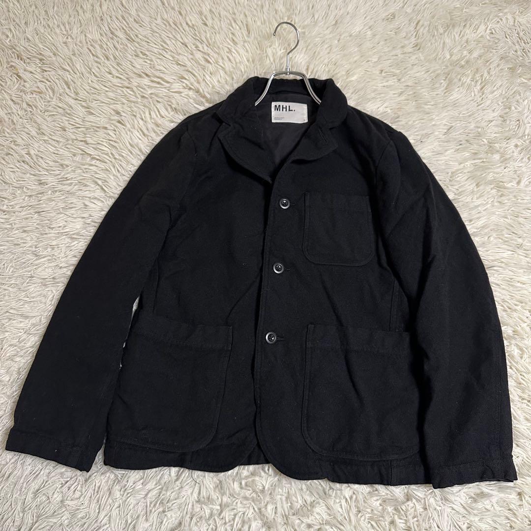 【MHL.】エムエイチエル マーガレットハウエル ジャケット ブラック L