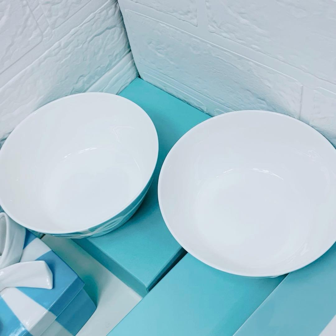 未使用品 Tiffany＆Co. ティファニー ブルーリボン 食器 セット7点