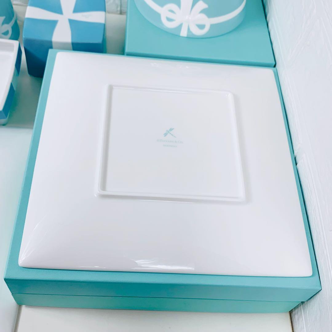 未使用品 Tiffany＆Co. ティファニー ブルーリボン 食器 セット7点