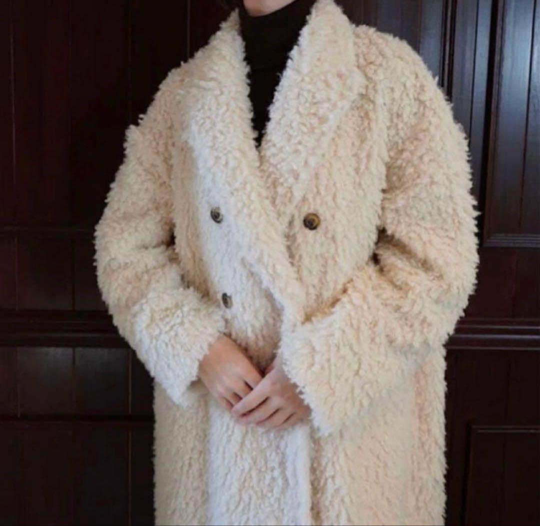 acka poodle boa long coat サイズ1