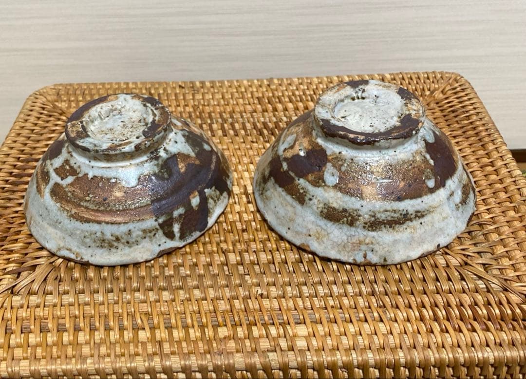 小野哲平さん　手捻りの茶碗　２個セット