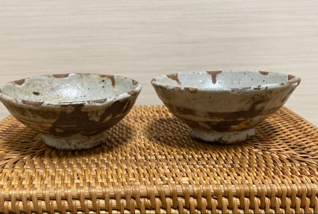 小野哲平さん　手捻りの茶碗　２個セット