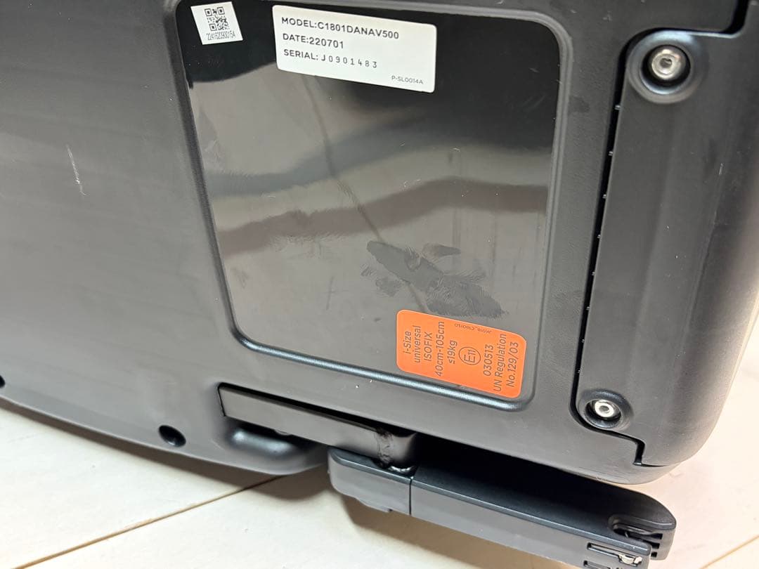 Joie　ジョイー　アイアーク360　isofix取付　チャイルドシート